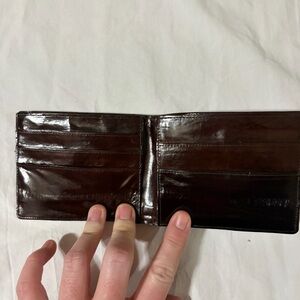 EEL SKIN WALLET/CARD HOLDER